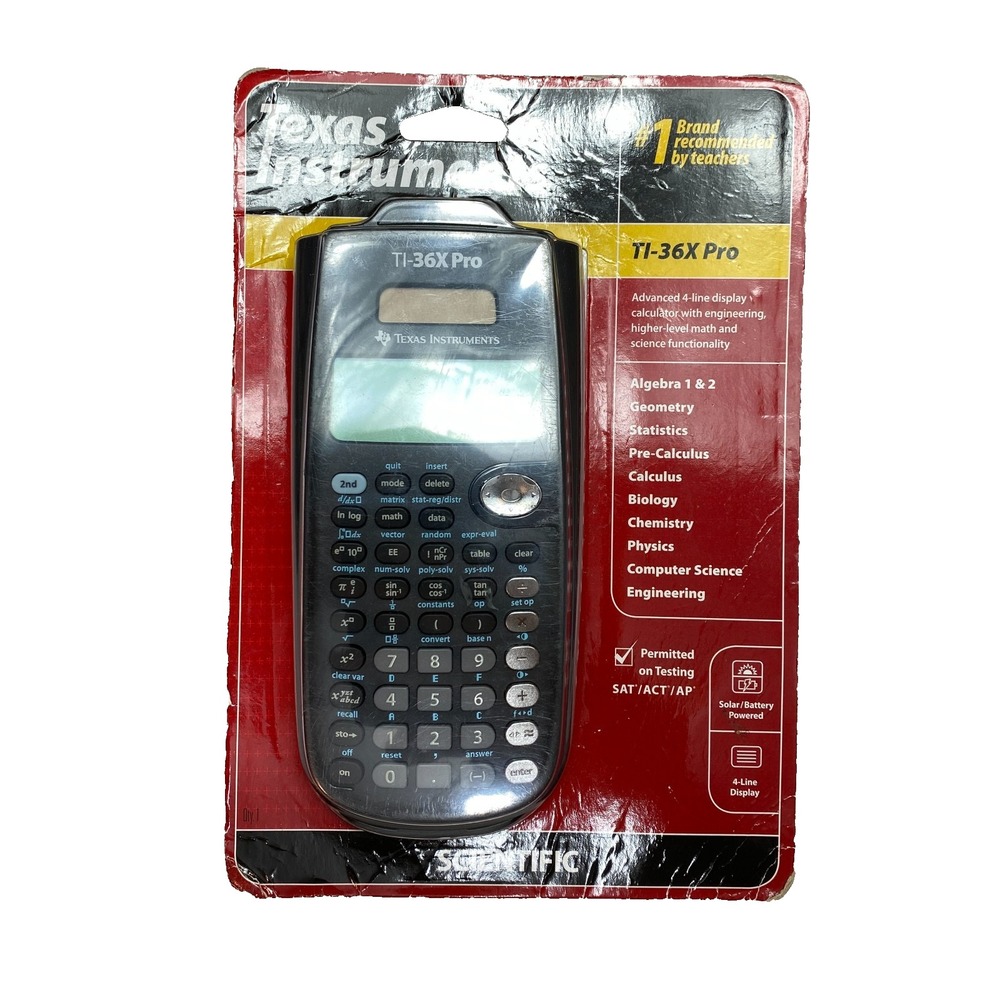 Texas Instruments TI-36X Pro Scientific Calculator New 2012